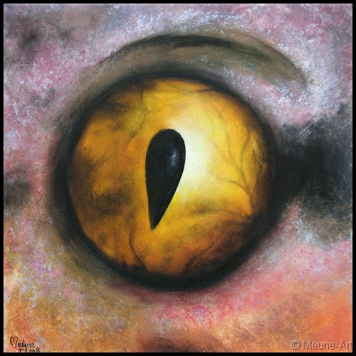 Augenblick einer Knoblauchkroete II Acryl auf Leinwand;
30 x 30 cm